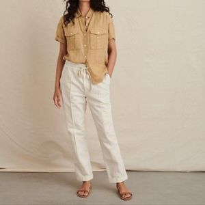 Alex Mill Cream Cotton Trouser